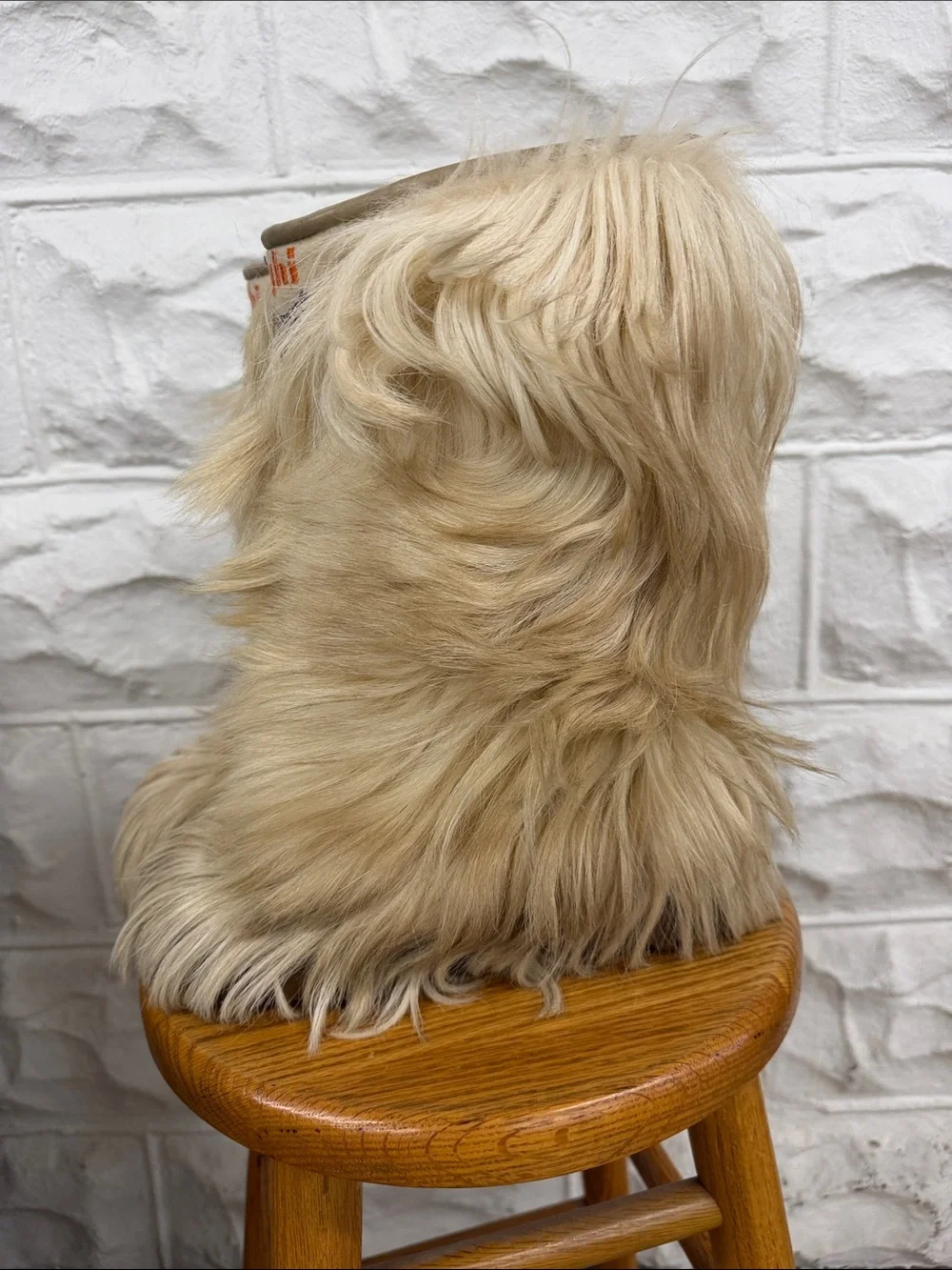 Vintage Tecnica Yaghi SD Women's Goat Hair Snow Boots Size US 7 EU 36